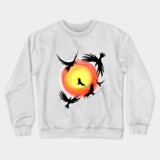 Stone the Crows Crewneck Sweatshirt by Scratch